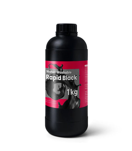 Phrozen Water-Washable Resin - Rapid Black (1kg)