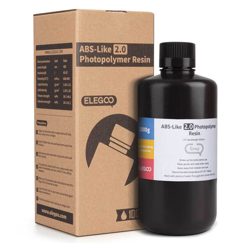 ELEGOO ABS-like Photopolymer Resin V2.0 (Grey)