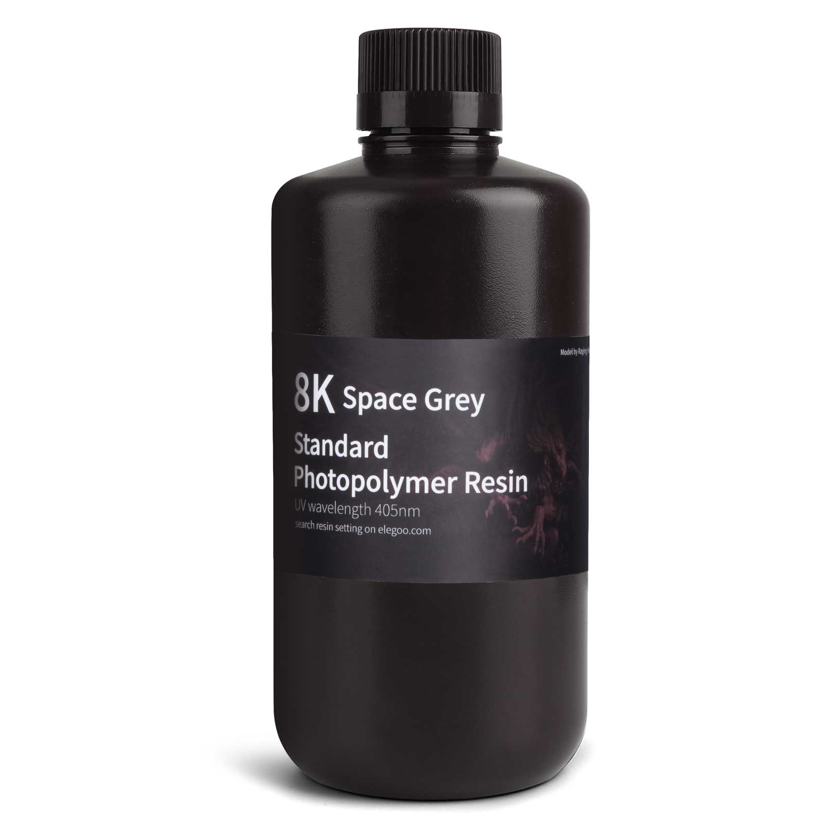 ELEGOO - UV Résine Standard 8k - Gris (Space Grey) - 1kg